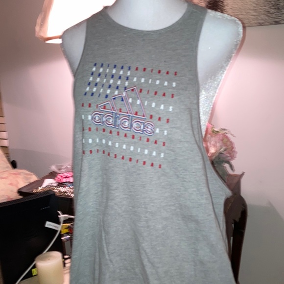 ๐Adidas American Flag Workout Tank XL and Med - Picture 1 of 9